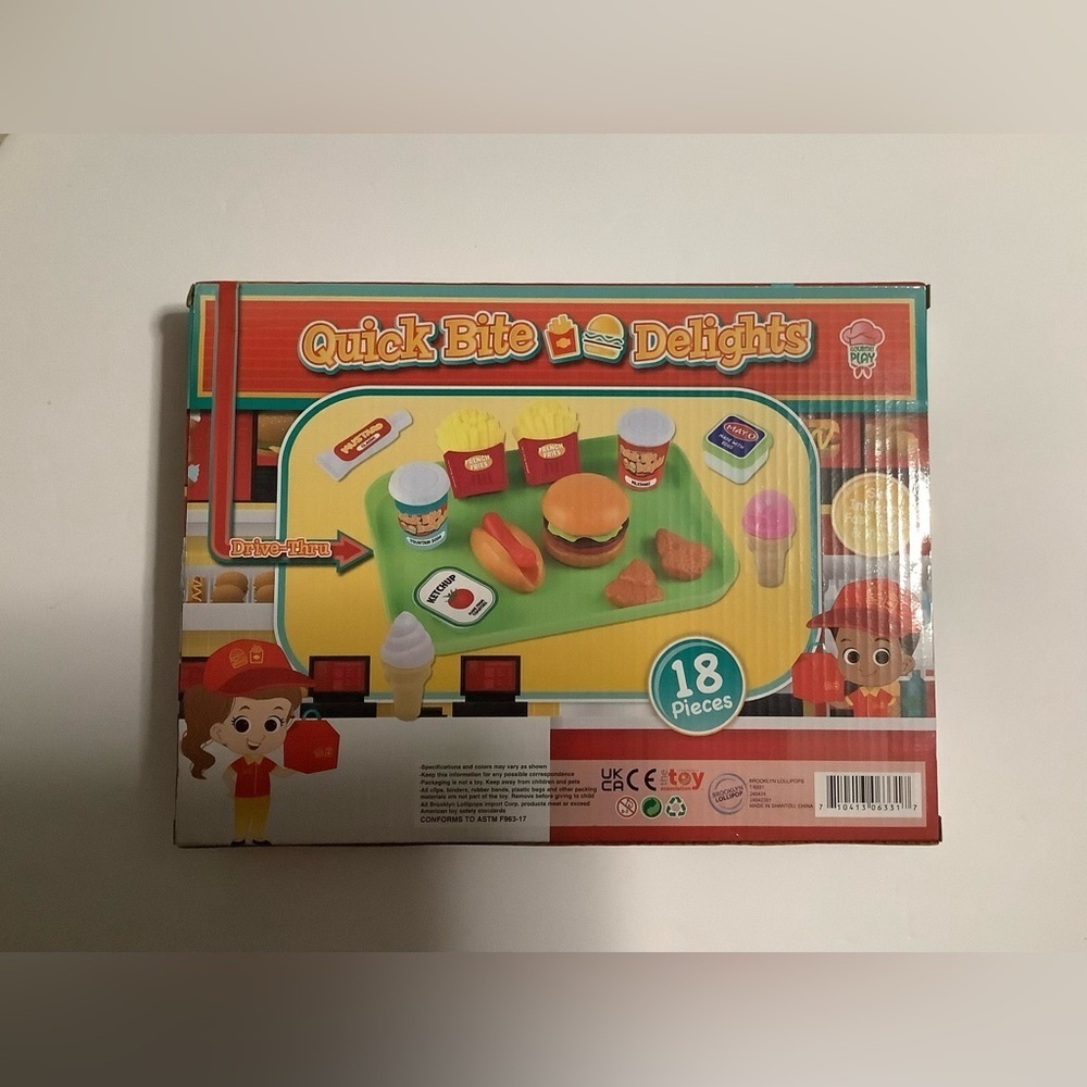 Quick Bite Delights Play Food Set - Picture 2 of 2